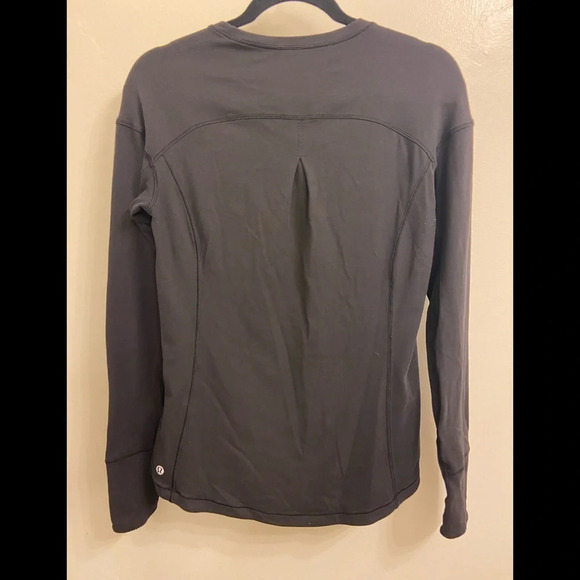 Lululemon Run Long Sleeve Reflective Cuffins Black Size Small - Picture 2 of 6